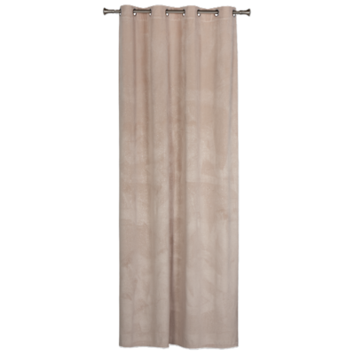 Zasłona z kółkami Brill 140 x 250 cm beżowy