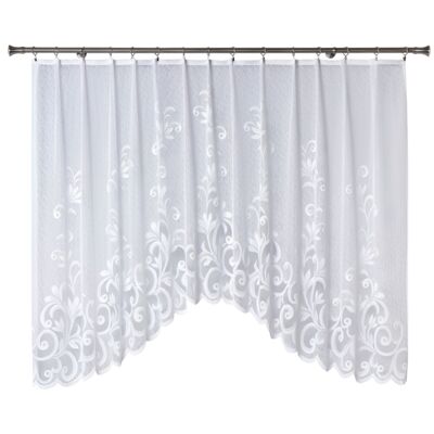 Firana żakardowa balkon Demi 140 x 250 cm biały