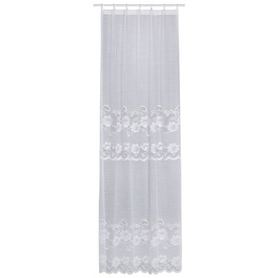 Firana żakardowa balkon Nina 140 x 250 cm biały