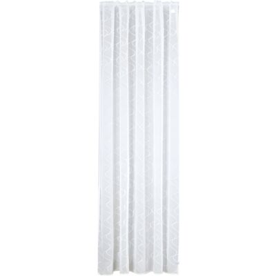 Firana z taśmą Silver Chic 140 x 270 cm biały