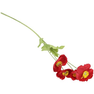 Kwiat sztuczny 60 cm czerwony
