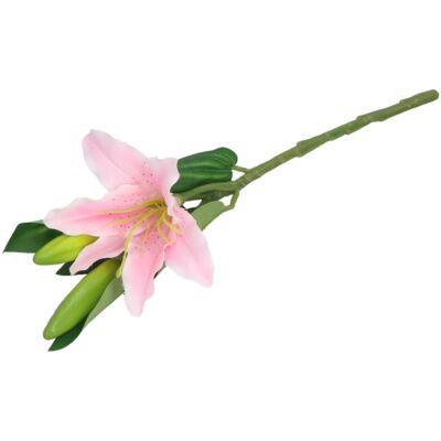 Kwiat sztuczny 37 cm różowy