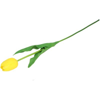 Kwiat sztuczny 55 cm żółty