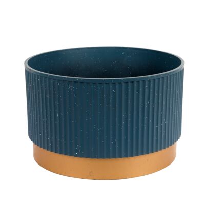 Donica plastikowa 1006 śr. 33 cm niebieska