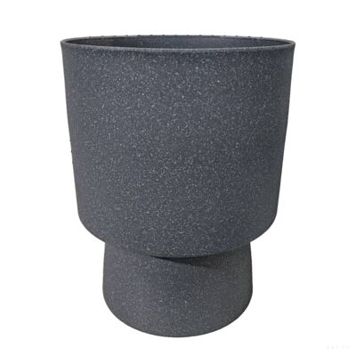 Donica plastikowa 1008 śr. 35 cm grafitowa