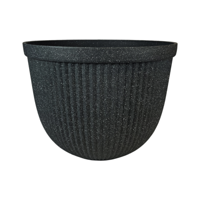 Donica plastikowa SOUTHLAKE ROUND GALVI śr. 37 cm czarna