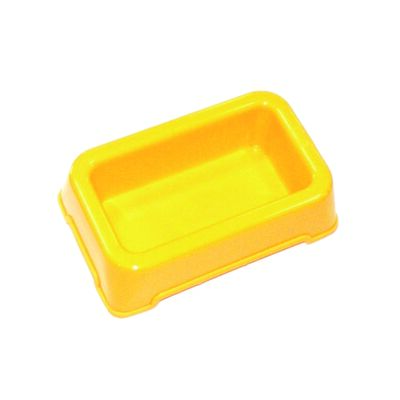 Miska plastikowa dla gryzoni prostokątna 0,3 l mix kolorów Dingo