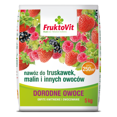 Nawóz do truskawek malin i innych owoców worek 5 kg Fruktovit