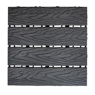 Podest tarasowy mozaika WPC 30x30 szary