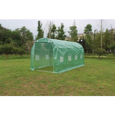 Tunel ogrodowy szklarniowy 4 x 2,5 x 2 m zielony