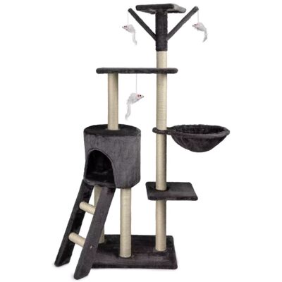 Drapak dla kota 140 x 49 x 35 cm ciemny szary Happet