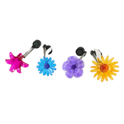 Lampka solarna kwiatek 1LED 38,5 cm różne kolory 1 szt.