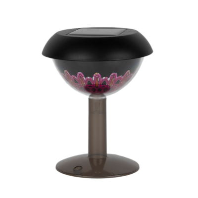 Lampka solarna stojąca/wbijana czarna