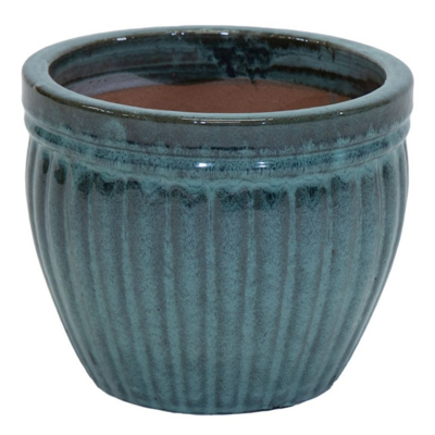 Donica Glazed Pumpkin Moss Green D38H30