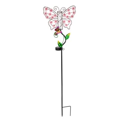 Ozdoba solarna Motyl 24 x 91 cm