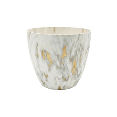 Donica Cool Pot śr. 21 cm biało-czarna