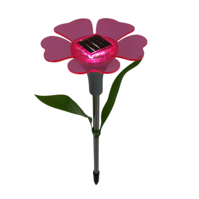 Solarny kwiatek na piku 1 LED 34 cm Cortina