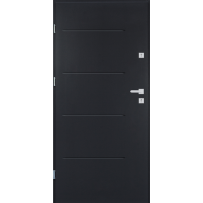 Drzwi zewnętrzne FORM antracyt 80L Radex