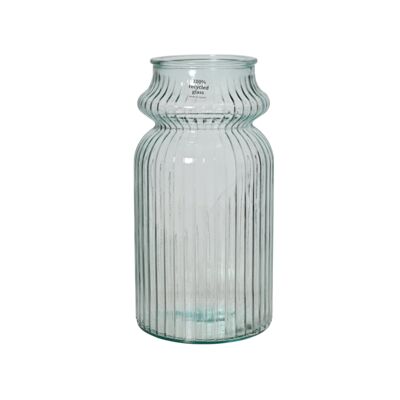 Wazon ze szkła z recyklingu wys. 28 cm