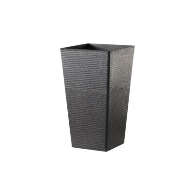 Donica plastikowa 1002 wym. 40 x 40 cm czarna