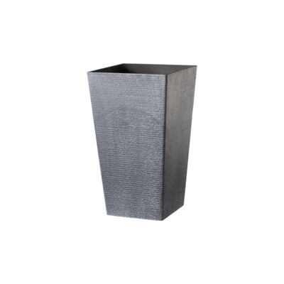 Donica plastikowa 1002 wym. 30 x 30 cm szara