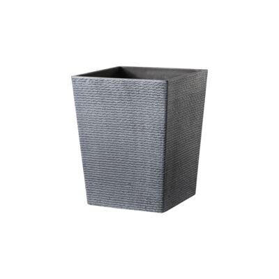 Donica plastikowa 1004 wym. 42 x 42 cm szara