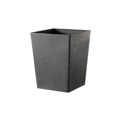 Donica plastikowa 1004 wym. 42 x 42 cm czarna