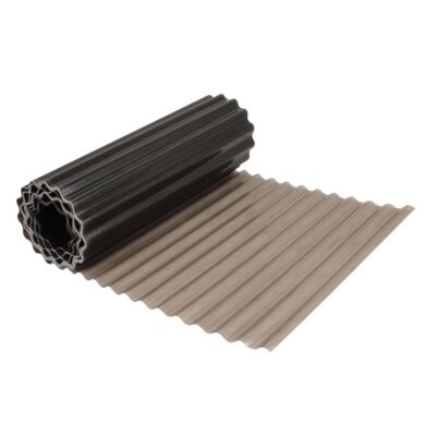 Rulon falisty Poliester dymny 100 cm