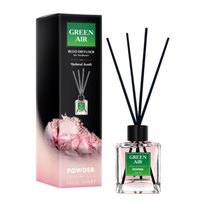 Patyczki dyfuzor GREEN AIR Reed 100 ml POWDER