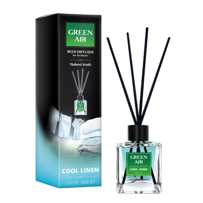Patyczki dyfuzor GREEN AIR Reed 100 ml COOL LINEN