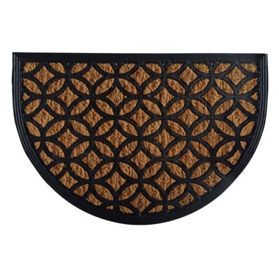 Wycieraczka gumowo-kokosowa Fred 60 x 40 cm brązowy