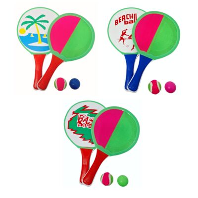 Paletki 2 w 1 catchball łapacz z piłkami