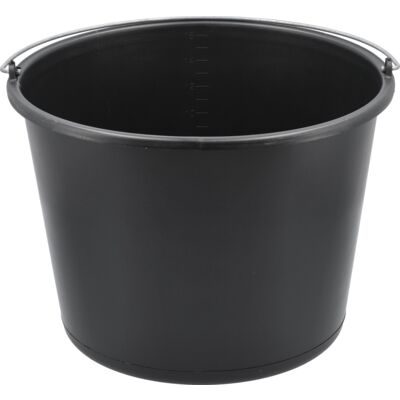 Wiadro budowlane 16 l czarne VOREL