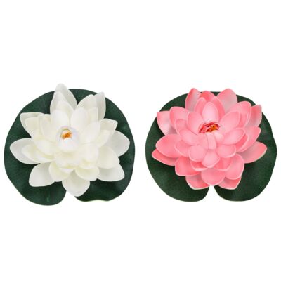 Kwiat dekoracyjny pianka 17 cm mix kolorów