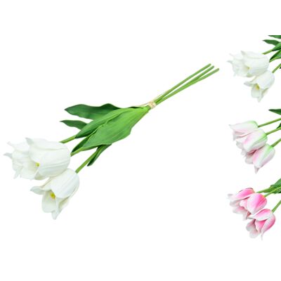 Bukiet 3 tulipanów piankowych mix kolorów