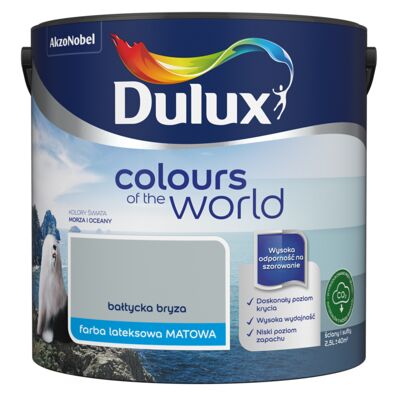 Farba lateksowa Kolory Świata bałtycka bryza 2,5 l Dulux