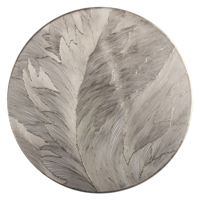 Podkładka SILIA śr.38 cm biało-złoty