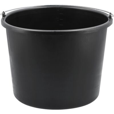 Wiadro budowlane 12 l czarne VOREL