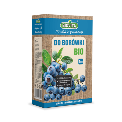 Nawóz organiczny do borówki BIO granulat 1 kg BIOVITA