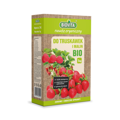 Nawóz organiczny do truskawek i malin BIO granulat 1 kg BIOVITA