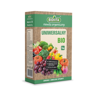 Nawóz organiczny uniwersalny BIO granulat 1 kg BIOVITA