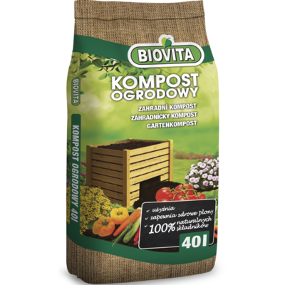 Kompost ogrodowy 40 l BIOVITA
