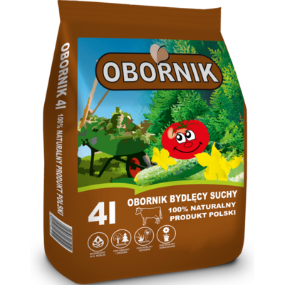 Nawóz obornik bydlęcy 4 l suszony BIOVITA