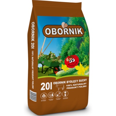 Nawóz obornik bydlęcy 20 l suszony BIOVITA
