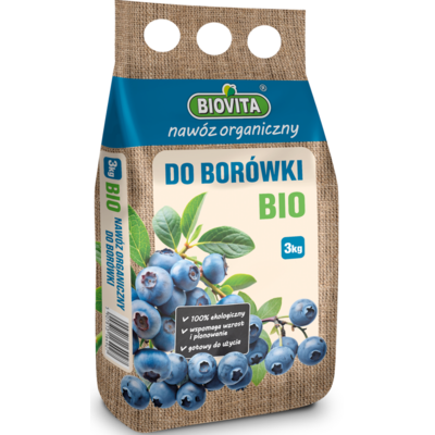 Nawóz organiczny do borówki BIO granulat 3 kg BIOVITA