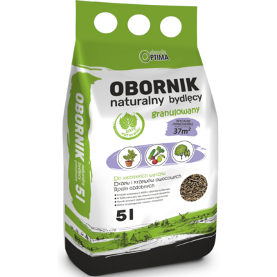 Obornik naturalny bydlęcy granulowany 5 l OPTIMA