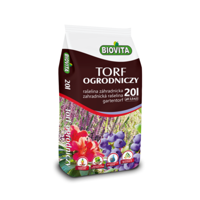 Torf ogrodniczy kwaśny 20 l BIOVITA