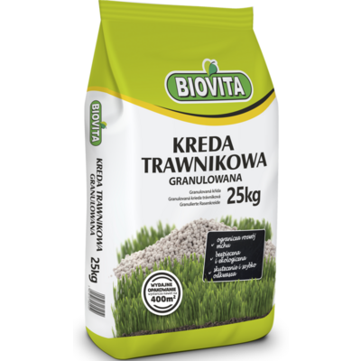 Kreda trawnikowa granulowana 25 kg BIOVITA