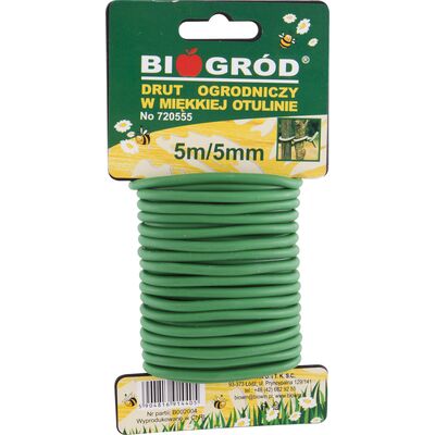 Drut ogrodniczy w miękkiej otulinie 5 m x 5 mm