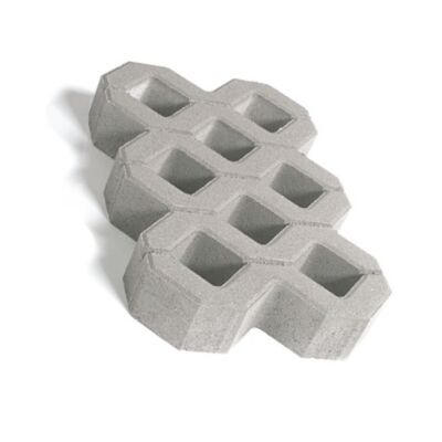 Płyta ażurowa MEBA 8 cm szary ELWID